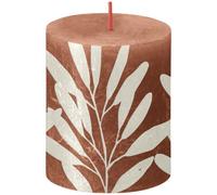 Bolsius Rustic Silhouette Candle 80 68 - Rusty Pink Sage