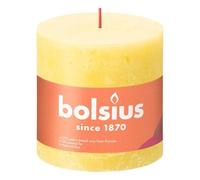 Bolsius Rustic Sunny Yellow Pillar Candle 10 cm Diameter 10 cm