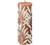 Bolsius Rusty Pink And Sage Rustic Silhouette Candle