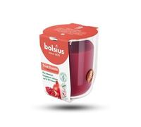 BOLSIUS scented candle True Scents pomegranate scented glass 80/73 red