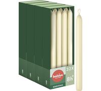 Bolsius - Smooth Dinner Candles - 23 cm - 32 Pieces - Ivory
