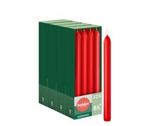Bolsius - Smooth Dinner Candles - 23 cm - 32 Pieces - Red