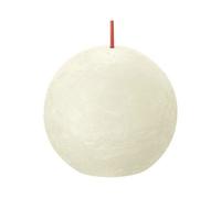 Bolsius Soft Pearl Rustic Ball Candle 76mm - Cream