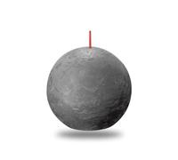 BOLSIUS Stormy Grey Rustic Ball Candle 8cm