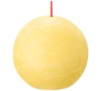BOLSIUS Sunny Yellow Rustic Shine Ball Candle 8cm