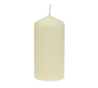 Bolsius Candles Basic Decorative Wax Candle Ivory H 11.8 cm Ø5.8 cm, 12 units