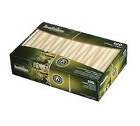 Bolsius Tapered Dinner Candles - 10 Inch - 100 Pack - Ivory