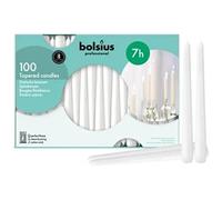 Bolsius 103400335502 Tapered Candle, 10', White (Pack of 100)