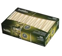 Bolsius Tapered Dinner Candles - 10 Inch - 100 Pack - Ivory