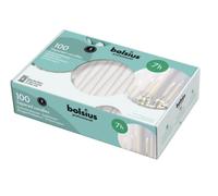 Bolsius 103400335505 Tapered Candle Ivory, 10', Cream (Pack of 100)