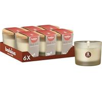 Bolsius - True Joy - Set of 6 Scented Candles - Beige - Vanilla Delight - Burn time: 21 Hours - with Natural extracts - with Natural Vegetable Wax - Palm Oil Free