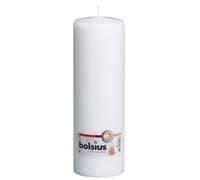 Bolsius White Pillar Candles 250 x 98 mm 122 Hours Burn Time (Box of 8)