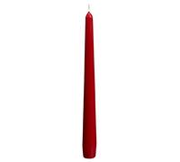 Bolsius Wine Red 10" Tapered Dinner Candles 245x23mm 7.5 Hours burn time (Box of 100)
