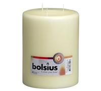 BOLSIUS XXL 3 wick Candle, 15x15x20 cm , "Ivory" 103618830105