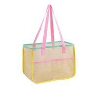 Bolso De Playa | De Malla Para Piscina Y Playa - Bolso Grande Impermeable A La Para Organizar Y Almacenar En Exteriores Paras Mujeres 13.78x10.24x8.27 Pulgadas