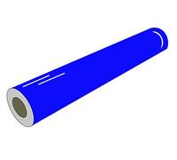 Bolsover Designs 50 Metres Blue Gloss Vinyl, 610mm Wide, Sticky Back Plastic For Cupboard Doors, Decals etc