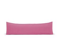 Bolster Body Pillow with Pillowcase Hollowfiber Filled - Orthopedic Pregnancy Maternity Cushion - For Nursing Back Neck Support Long Pillow- With Free Polycotton Pillowcase (Fuchsia, Single - 3FT)
