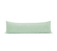 Bolster Body Pillow with Pillowcase Hollowfiber Filled - Orthopedic Pregnancy Maternity Cushion - For Nursing Back Neck Support Long Pillow- With Free Polycotton Pillowcase (Mint, Small Double - 4FT)