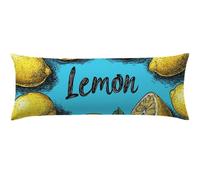 Bolster Pillow Cases 30 x 90 Cushion Covers Yellow Side Sleeper Pillow Cover Duck Egg Color Long Pillows for Sleeping, Super Soft Velvet Decorative Pillows Cases Maternity Long Body Pillowcase Q-875