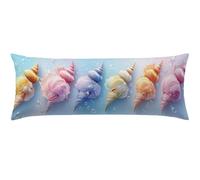 Bolster Pillow Cases 40 x 145 Pink Side Sleeper Pillow Cover Shell Long Pillows for Sleeping, Super Soft Velvet Decorative Pillows Cases with Invisible Zipper Maternity Long Body Pillowcase Q-586