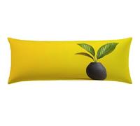 Bolster Pillow Cases 40 x 145 Yellow Side Sleeper Pillow Cover Turquoise Long Pillows for Sleeping,Super Soft Velvet Decorative Pillows Cases with Invisible Zipper Maternity Long Body Pillowcase Q-889