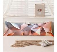 Bolster Pillow Cases Abstract Cushion Covers Simple Pregnancy Pillow, Velvet Bolster Cushion, Double-Sided Printing Pillowcase Protectors for Christmas Decorative Pillows, 16x58in / 40x145cm,Model1281