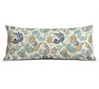 Bolster Pillow Cases Bohemia Pillow Cases Leaf Cushion Covers 40 x 120 cm Linen Bolster Cushion Double-Sided Printing Improve Sleep, Long Pillows for Room Couch Bedroom Bed, Gifts for Women B-10040
