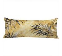 Bolster Pillow Cases Grey Side Sleeper Pillow Cover 20 x 60in/50 x 150 cm Orange Body Pillows, Double-Sided Printing Large Pillow Cases, Headboard Cushion, Comfort Soft Velvet Long Pillowcase w-1334