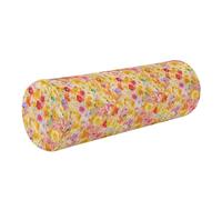 Bolster Pillow Headboard Cylinder Neck Roll Pillow Round Pillow Foam Cylinder Pillows for Bed Cervical Neck Support Pillow Cambodia Romduol Beauty Summer Flowers