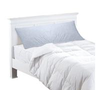 Lancashire Textiles Bolster Pillowcase - Cotton Blend Cover, Fits Duck Feather Bolster Pillows - Available in Single, Double, King, and Super King Sizes - Made in Britain (King, 5ft, Light Blue)