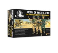 Warlord Games Italian Paracadutisti Starter Army - 28mm Scale Plastic Miniatures for Bolt Action Highly Detailed World War 2 Miniatures