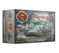Warlord Games US Army Tank Force - 1:56 / 28mm Plastic Scale Model Tanks for Achtung Panzer Highly Detailed World War 2 Miniatures for Table-top Wargaming