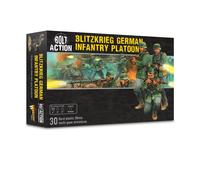Warlord Games German Army Blitzkrieg Infantry - 28mm Scale Plastic Miniatures for Bolt Action Highly Detailed World War 2 Miniatures