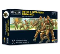 Bolt Action - British Army & Inter-Allied Commandos - 28mm Scale Plastic Mini...