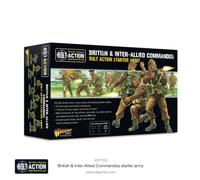Warlord Games Plastic Miniatures British & Inter-Allied Commandos Starter Army 28mm for Bolt Action
