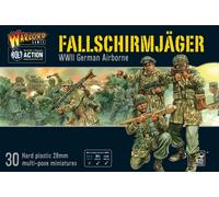 Warlord Games German Fallschirmjager - 28mm Scale Plastic Miniatures for Bolt Action Highly Detailed World War 2 Miniatures for Table-top Wargaming