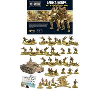 Warlord Games German Afrika Korps Starter Army - 28mm Scale Miniatures for Bolt Action Highly Detailed World War 2 Miniatures