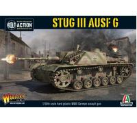 Warlord Games Stug III Ausf G - 1:56 / 28mm German Army Plastic Scale Model Tank for Bolt Action Highly Detailed World War 2 Miniature