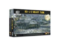Warlord Games Soviet Army KV1/2 Heavy Tank - 1:56 / 28mm Plastic Scale Model Tank for Bolt Action Highly Detailed World War 2 Miniatures