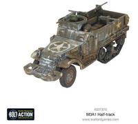 Warlord Games US Army M3A1 Half-Track 1:56 / 28mm Plastic Scale Model for Bolt Action Highly Detailed World War 2 Miniatures