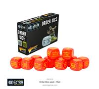Order Dice for Bolt Action (Red)