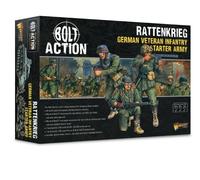 Rattenkrieg - German Veteran Infantry Starter Army - 28mm Scale Miniatures for Bolt Action Highly Detailed World War 2 Miniatures