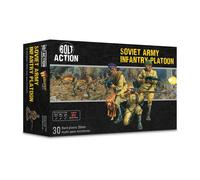 Warlord Games Soviet Army Infantry Platoon - 28mm Scale Plastic Miniatures for Bolt Action Highly Detailed World War 2 Miniatures