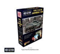 Bolt Action Type 2 Ka-Mi Amphibious Tank | WWII Wargaming Minis
