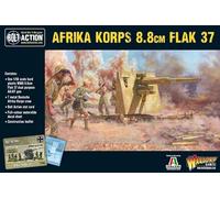 Bolt Action Warlord Games, Afrika Korps 8.8cm Flak 37, Wargaming Miniatures