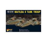 Bolt Action Warlord Games, Matilda II troop, tank miniatures
