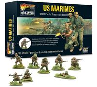 Warlord Games Plastic Miniatures - Bolt Action US Marines Infantry Platoon 28mm Highly Detailed WW2