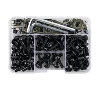 Bolt And Nut Assortment Kit Compatible With For MT07 For MT09 For YZFR125 Fairing Bolts Nuts Body Fastener Clips Screw Combination Motorcycle Bolts Combination