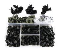 Bolt And Nut Assortment Kit Compatible With For Ninja 250R For ZZR250 For EX400 Motorcycle Aluminum Fairing Bolts Kit Screws Self Tapping Screw Combination