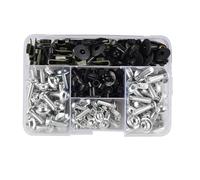 Bolt And Nut Assortment Kit Compatible With Suzuki For V-Strom For DL650 For DL250 For DL1000XT Screw Combination Motorcycle Bolts Combination Kit Screw Connection Bolts